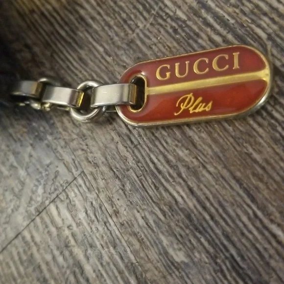 Gucci Plus GG Monogram Lesther Canvas Authentic Zipper Clutch Excellent Vintage - Picture 5 of 17